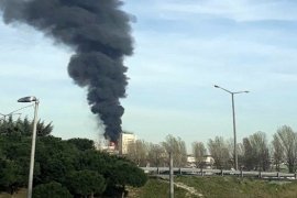 Hastane alevler içinde yandı!