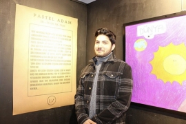 Pastel Adam resim sergisi La Visione Art Gallery'de