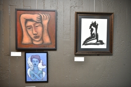 Boğaziçi Üniversitesi öğrencilerine umut olan Haller I Hayaller: Uyumsuz Zamanlarda Dirençlik Sergisinin açılışında eserlere büyük ilgi