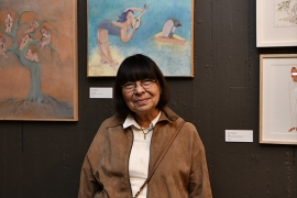 Boğaziçi Üniversitesi öğrencilerine umut olan Haller I Hayaller: Uyumsuz Zamanlarda Dirençlik Sergisinin açılışında eserlere büyük ilgi