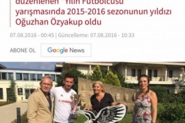 Beşiktaş'ın en prestijli yarışması! Yılın futbolcusu haberleri ulusal basında!