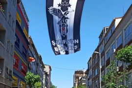 Türkiye’nin dört bir yanında Beşiktaş Bayrakları
