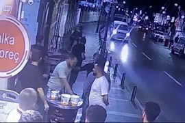 Beşiktaş'ta panik anları! Restoranda tinerli saldırı