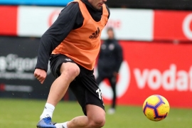 Beşiktaş'ta maç hazırlıkları sürüyor