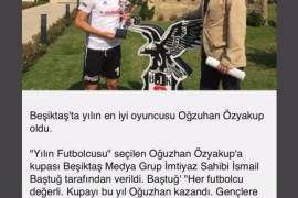 Beşiktaş'ın en prestijli yarışması! Yılın futbolcusu haberleri ulusal basında!
