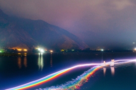 Gökkuşağı yolları manzarayı ele geçirdi