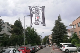 Türkiye’nin dört bir yanında Beşiktaş Bayrakları