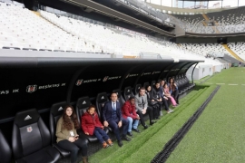 Şehit çocukları Vodafone Park’taydı