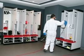 Beşiktaş'ta dezenfekte çalışması