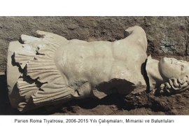 Parion Antik Kenti ve ihtişamının simgesi Roma Tiyatrosu