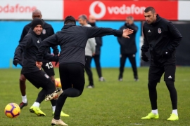 Beşiktaş'ta maç hazırlıkları sürüyor