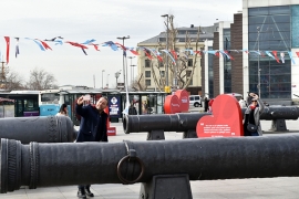 Sevgililer Beşiktaş'ta aşklarını tazeledi