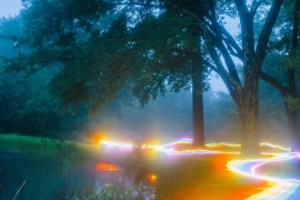 Gökkuşağı yolları manzarayı ele geçirdi