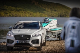 Jaguar elektrikli bot ile dünya rekoru kırdı