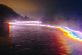 Gökkuşağı yolları manzarayı ele geçirdi