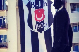 Türkiye’nin dört bir yanında Beşiktaş Bayrakları