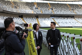 TV Tokyo'dan Vodafone Park'ta belgesel çekimi