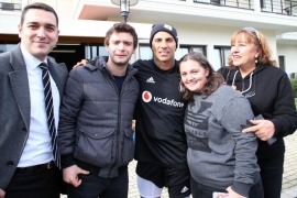 Taraftarlardan ziyaret