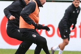 Beşiktaş'ta maç hazırlıkları sürüyor
