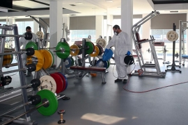 Beşiktaş'ta dezenfekte çalışması