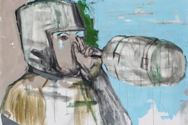 Boğaziçi Üniversitesi öğrencilerine umut olan Haller I Hayaller: Uyumsuz Zamanlarda Dirençlik Sergisinin açılışında eserlere büyük ilgi