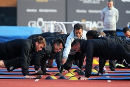 Mirin, takımla ilk antrenmanında