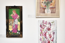 Boğaziçi Üniversitesi öğrencilerine umut olan Haller I Hayaller: Uyumsuz Zamanlarda Dirençlik Sergisinin açılışında eserlere büyük ilgi