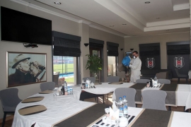 Beşiktaş'ta dezenfekte çalışması