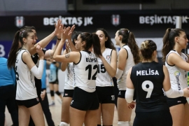 Beşiktaş Kadın Voleybol Takımı galip geldi