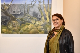 Boğaziçi Üniversitesi öğrencilerine umut olan Haller I Hayaller: Uyumsuz Zamanlarda Dirençlik Sergisinin açılışında eserlere büyük ilgi