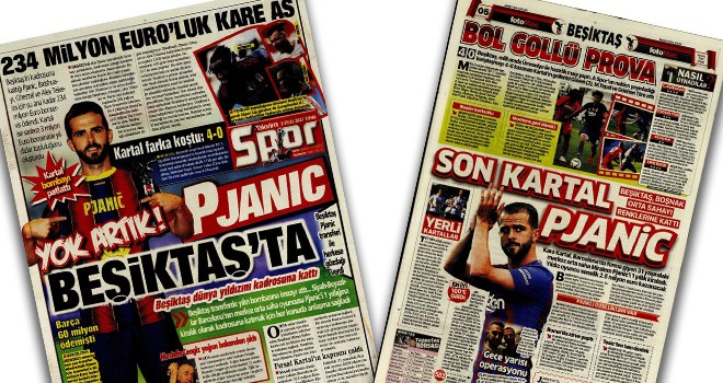 Beşiktaş Manşetleri (3 Eylül)