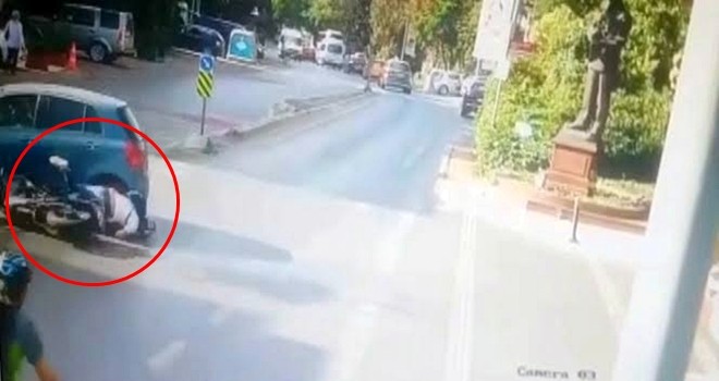 Beşiktaş'ta korkutan kaza