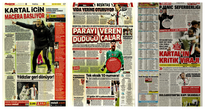 Spor Manşetleri (22 Şubat 2022)