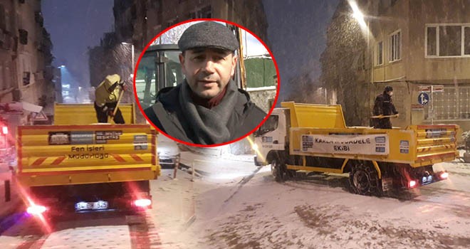 Karla mücadele timi görev başında!..