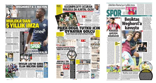 Spor manşetleri (6 Temmuz 2022)