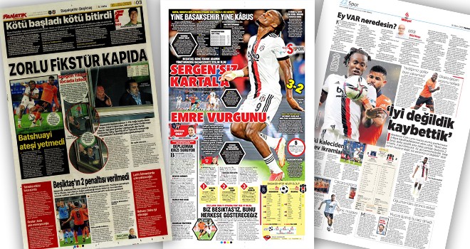 Beşiktaş manşetleri! (16 Ekim)