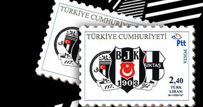 Beşiktaş'ın 117. Kuruluş Yıl Dönümü pulları satışa sunuldu