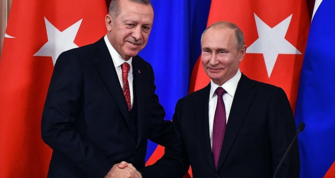 Cumhurbaşkanı Erdoğan ile Putin görüştü