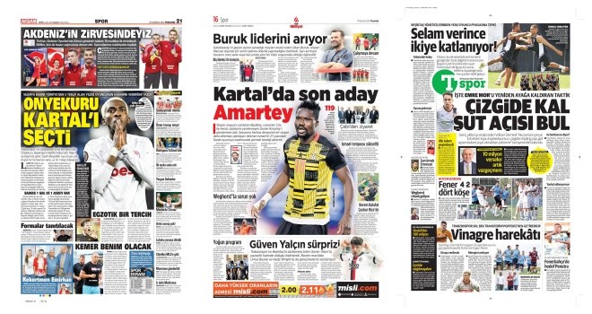 Spor manşetleri (30 Haziran 2022)