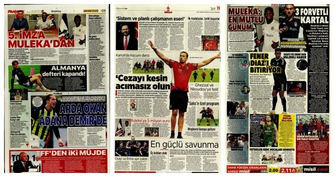 Spor manşetleri (8 Temmuz 2022)