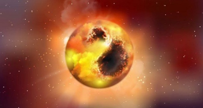 Patlamak üzere olan dev yıldız karardı