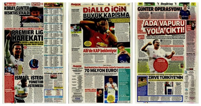 Spor manşetleri (19 Ağustos 2022)