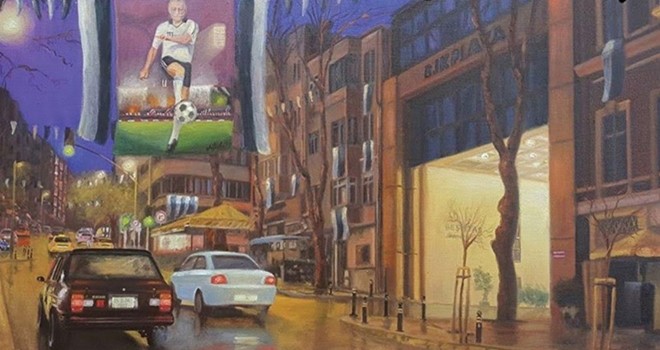 Beşiktaşlı ünlü ressamın eseri Beşiktaş Dergisi’nde!