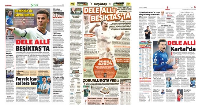 Spor manşetleri (25 Ağustos 2022)