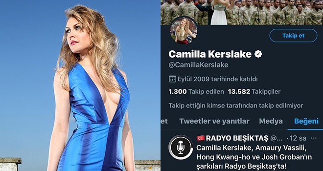 İngiliz soprano Camilla Kerslake'den Beşiktaş Medya Grup'a beğeni