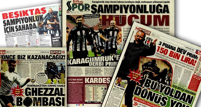 Gazete manşetleriyle Beşiktaş!..
