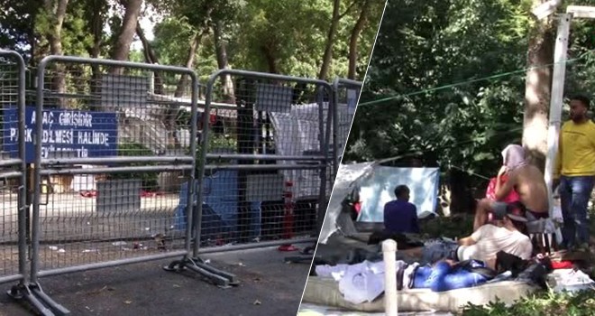 Konsolosluk önünde çadır kuran Faslılar aylardır bekliyor