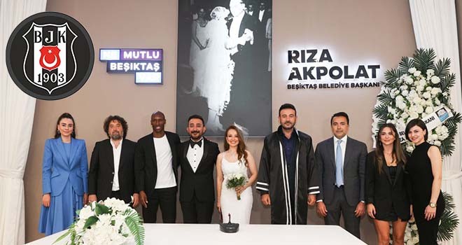Beşiktaşlılar nikahta buluştu!