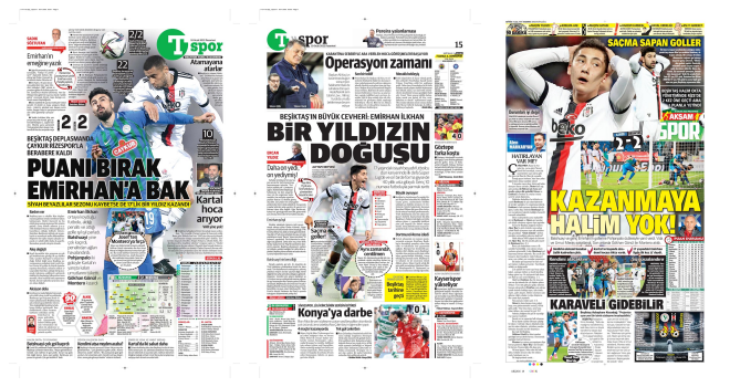 Spor manşetleri (10 Ocak 2022)