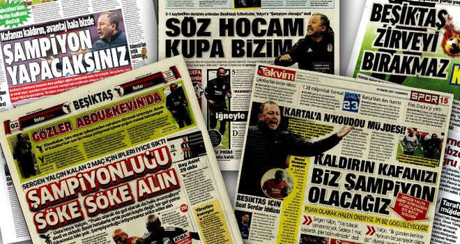 Günün Beşiktaş manşetleri!
